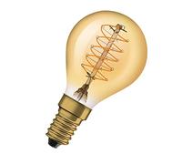 OSRAM Vintage 1906 LED goccia E14 3,4W oro dim Osram