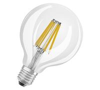 Osram Lamps Lampada LED, Globe 95, E27, 11 Watt, Trasparente, Bianco Freddo, 4000 Kelvin