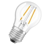 Osram Lamps Lampada LED, Tear Drop, E27, 3.4 Watt, Trasparente, Bianco Freddo, 4000 Kelvin