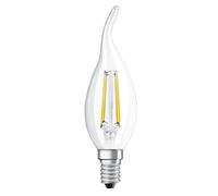 Osram Lamps Lampada LED, Windshock, E14, 3.4 Watt, Trasparente, Bianco Caldo, 2700 Kelvin