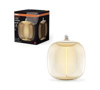 OSRAM Lamps Vintage 1906 Big Elipse Oval, Lampada Decorativa a LED con Vetro Ambrato, con Filamento piatto e Magnetico, Base E27, 4 Watt, Bianco Caldo 2700K, Basso Consumo Energetico