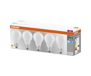 Osram LED BASE Classic 5pz kit E27 6,5W Lampada O5466531
