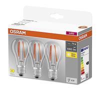 OSRAM LED filamenti E27 Base 7,5W 2.700K 3x Osram