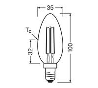 OSRAM HOMELIGHTING 4099854338717 LED (monocolore) ERP A (A - G) E14 2.2 W = 40