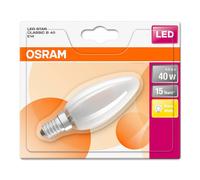 OSRAM LED candela E14 B35 4W 2.700K satinato Osram