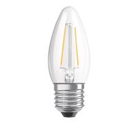 OSRAM LED candela E27 4,8W bianco caldo dimming Osram