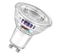 OSRAM LED Energy Class PAR16 da 4,7 W, 850 lm, bianco caldo (2700 K) in vetro trasparente senza piombo con attacco GU10 in i efficienza energetica A, diametro 50 mm, IP20.
