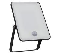 OSRAM LED Faretto Esterno In Alluminio Nero 3000 K Sensore IP65 L:11,1cm