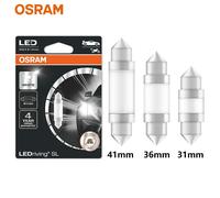 1 Lampadina Osram Cool White Ledriving C5w A Siluro Da 31 Mm 12 V 1 W