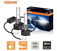OSRAM LED H1 P14.5s 12V 50W CF Versione Faro per auto 4000LM Potenza luminosa 6000K Lampade a LED bianche Turbo Aggiornamento Lampadine D6150CW, 2 pezzi
