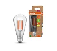 OSRAM LED Lampada a risparmio energetico, filamento Edison, E27, bianco caldo (3000K), 4 watt, sostituisce la lampadina da 60W, altamente efficiente e a risparmio energetico, confezione da 6