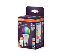 OSRAM LED Leuchtmittel B22d 4er Set RGB CCT Smart Zigbee Dimmbar 806 lm