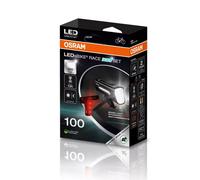 Osram LED Luce Bicicletta Set Bike Race 100 Ant. e Post.