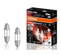 Osram LED Luci Targa Peugeot Citroen Originale ECE R37 36mm
