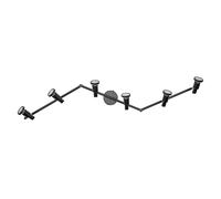 OSRAM LED SPOT GU10 6 x 3,4 W, 1380 lm, nero, temperatura di colore 2.700 K, col