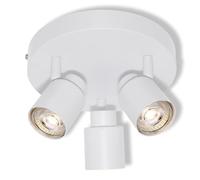 OSRAM LED Spot Primal Ceiling spotlight 3x GU10 Plate White