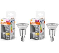 OSRAM LED Spot Reflector Star PAR16 50, 2700 K bianco caldo, 3,7 W, E14, 36°, 350 lm, 15.000 h, per faretti, illuminazione d'accento, attacco piccolo, vetrine (Confezione da 2)