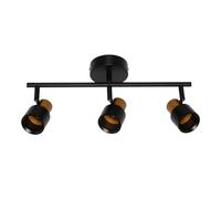 OSRAM LED Spot Sectoral ceiling spotlight 3x GU10 black gold