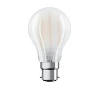 OSRAM LED Star lampada LED a filamento smerigliato, base B22d, bianco caldo (2700K), forma della lampadina, set di sostituzione per lampadine convenzionali da 75W, confezione da 1