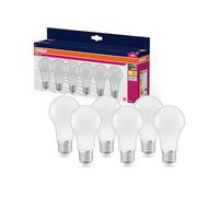 OSR 075845640 - Lampada a LED E27, 8 W, 806 lm, 2700 K, smerigliata, confezione