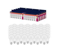 OSRAM LED Star VALUE A60, confezione vantaggiosa con 60 lampadine, sostituisce le tradizionali lampadine da 60W, bianco caldo (2700K), 8W, attacco E27, opaco, non dimmerabile