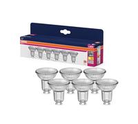Lampadina OSRAM LED a riflettore GU10 4,3W 827 36° confezione da 6 pezzi Osram