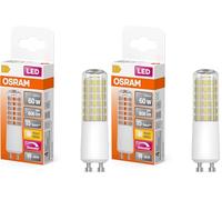 OSRAM LED Superstar Special T SLIM, lampada speciale LED sottile dimmerabile, base GU10, bianco caldo (2700K), sostituzione della lampada convenzionale 60W, 1 confezione (Confezione da 2)