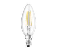 OSRAM LED THREE STEP DIM CLASSIC B Pacco da 4 x Lampadina LED, Attacco: E14, Bianca Calda, 2700 K, 5.50 W, Equivalenti a 40 W, LED Retrofit RGBW lampadina con telcomando, Chiaro, Taglia Unica