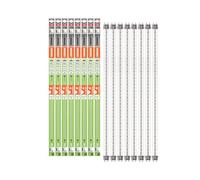 OSRAM LED TUBE T8 EM FLUORA 600 mm, 6,6W, Tubi LED per favorire la crescita delle piante, pacco da 8