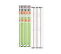 OSRAM LED TUBE T8 EM FLUORA 900 mm, 10W, Tubi LED per favorire la crescita delle piante, pacco da 8