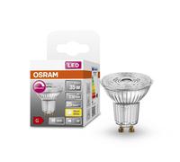 OSRAM Lampada a riflettore Superstar, GU10-base vetro trasparente ,Bianco caldo (2700K), 230 Lumen, sostituzione delle lampade 35W, dimmerabile, 1-Confezione