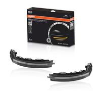 Osram LEDDMI 8V0 BK S LEDriving indicatore di direzione LED completamente dinamico - edizione nera, Nero, Set di 2