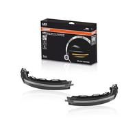 Osram LEDDMI 8V0 BK S LEDriving indicatore di direzione LED completamente dinamico - edizione nera, Nero, Set di 2