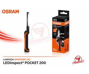 OSRAM LEDinspect POCKET200 LEDIL408 LAMPADA ISPEZIONE LED SOTTILE 6500K TORCIA