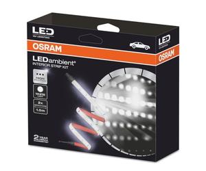 OSRAM Ledint203 OSRAM Ledambient Interior Strip Kit Universal, Led, Ledint203, 1 Kit, Bianco, Set Di 2
