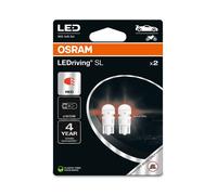 OSRAM LEDriving SL, W5W, Rossa, Double Blister (2 lamps), LED Retrofit, offroad use only
