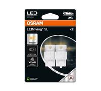 OSRAM LEDriving SL, WY21W, Amber, Double Blister (2 lamps), LED Retrofit, offroad use only