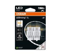 OSRAM LEDriving SL, W21W, Amber, Double Blister (2 lamps), LED Retrofit, offroad use only