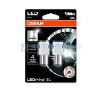 KIT 2 LAMPADINE OSRAM P21W 12V LED-RIVING SL WHITE 6000K EXTRA PERFORMANCE