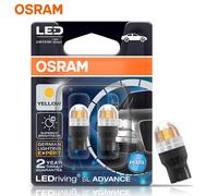 OSRAM LEDriving SL Advance LED T20 W21W 7440 giallo ambra Color Car Upgrade LED indicatori di direzione fendinebbia W3x16d 9705Y, 2x