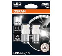 KIT 2 LAMPADINE OSRAM P21W/5W 12V LED-RIVING SL WHITE 6000K EXTRA PERFORMANCE