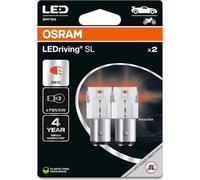 OSRAM LEDriving SL, P21/5W, Rossa, Double Blister (2 lamps), LED Retrofit, offroad use only