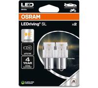 OSRAM LEDriving SL, P21W, Amber, Double Blister (2 lamps), LED Retrofit, offroad use only