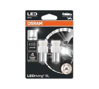 KIT 2 LAMPADINE OSRAM P21W 12V LED-RIVING SL WHITE 6000K EXTRA PERFORMANCE