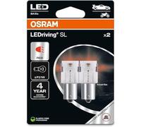 OSRAM LEDriving SL - P21W Principalmente per applicazioni di segnalazione/indicatori di direzione - CONFEZIONE DA 2 - Rosso