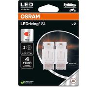 OSRAM LEDriving SL, P27/7W, Rossa, Double Blister (2 lamps), LED Retrofit, offroad use only