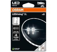 OSRAM LEDriving SL, W2,3W, lampada T5, bianco 6000K, retrofit LED, solo uso fuoristrada, doppio blister (2 lampade)
