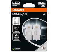 OSRAM LEDriving SL - W21W Principalmente per applicazioni di segnalazione/lampeggianti - CONFEZIONE DA 2 - Bianco freddo