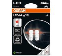 OSRAM LEDriving SL - W5W Principalmente per applicazioni di segnalazione/indicatore/interni - CONFEZIONE DA 2 - Rosso