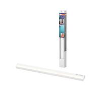 OSRAM LINEAR Mobile Luce sottopensile LED con sensore di movimento 400mm in bianco, alluminio, a batteria, ricaricabile USB, protezione IP20, per illuminazione di scaffali e sottopensili